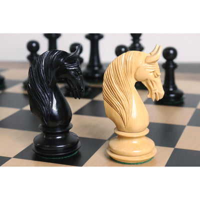 Slightly Imperfect 4.6" Bath Luxury Staunton Chess Set - Chess Pieces Only - Ebony Wood - Triple Weight