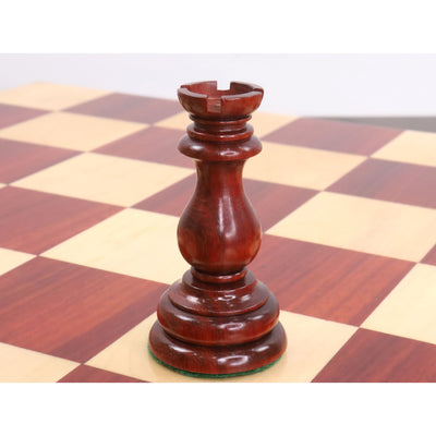 4.6" Medallion Luxury Staunton Chess Set - Chess Pieces Only -Triple Weight Bud Rosewood