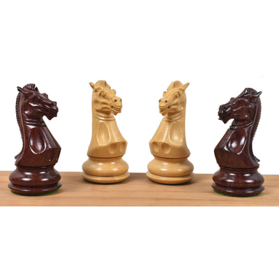 Slightly Imperfect 4.1″ Traveller Staunton Luxury Chess Set - Chess Pieces Only – Triple Weighted Rosewood