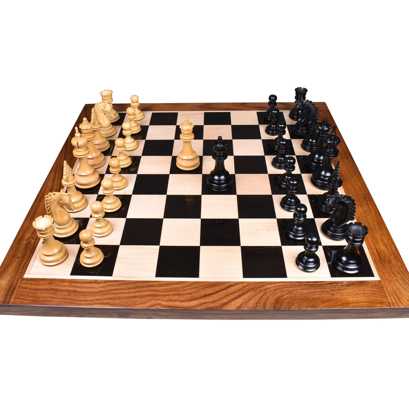 Slightly Imperfect 4.5" Carvers' Art Luxury Chess Pieces Only Set