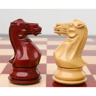 4" Sleek Staunton Luxury Chess Set - Chess Pieces Only - Triple Weighted Bud Rose Wood