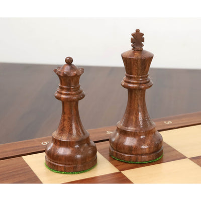 Slightly Imperfect 3.8" Reykjavik Series Staunton Wooden Chess Set - Chess Pieces Only - Weighted Sheesham Wood