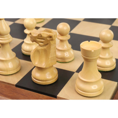 Reproduced French Lardy Staunton Chess Set - Chess Pieces Only - Weighted Wood - 4 Queens