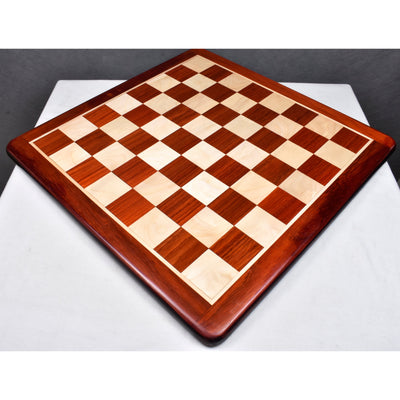 Combo of 3.8" Imperial Staunton Chess Set - Pieces in Bud Rosewood with 21" Bud Rosewood Board