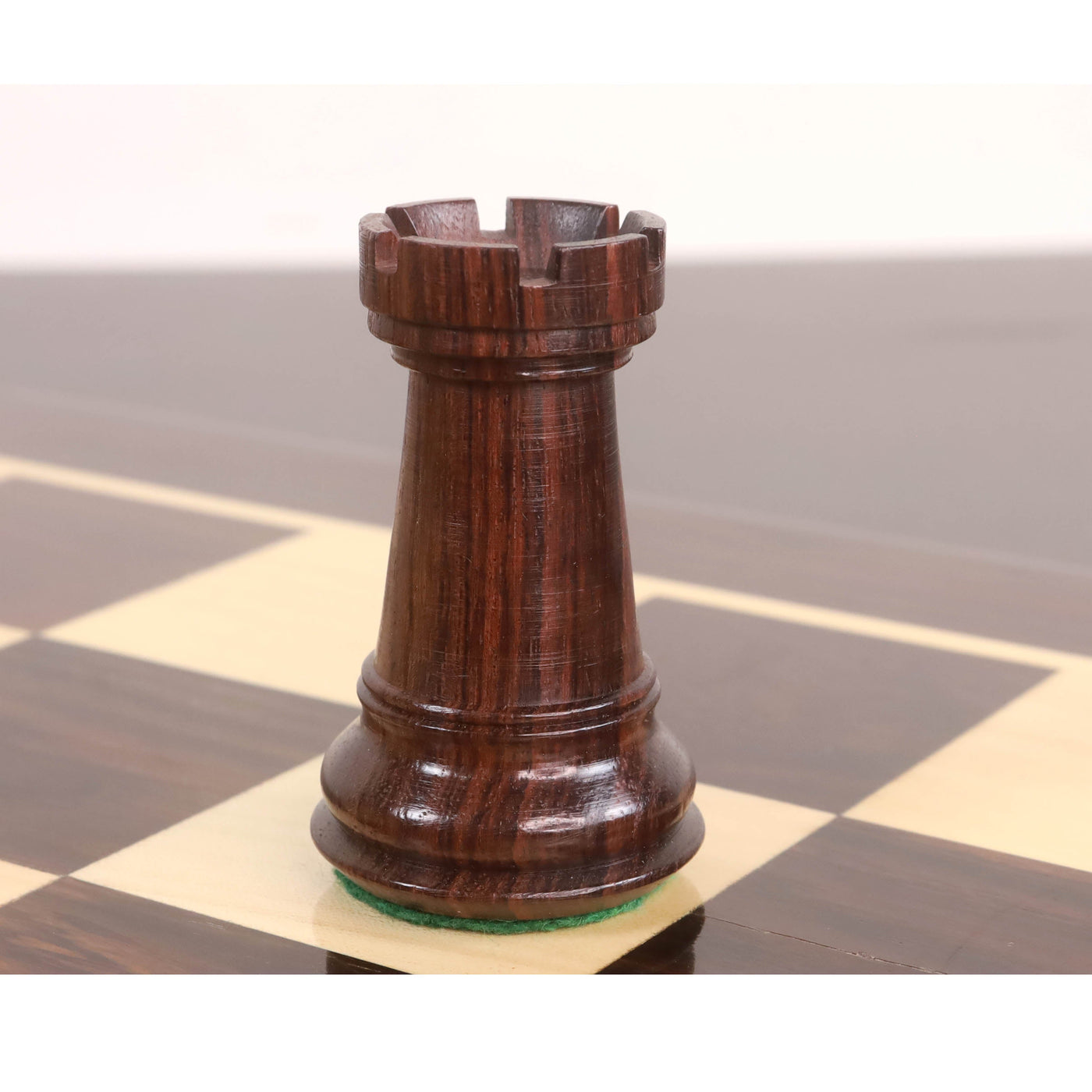 4" Sleek Staunton Luxury Chess Set - Chess Pieces Only - Triple Weighted Rose Wood
