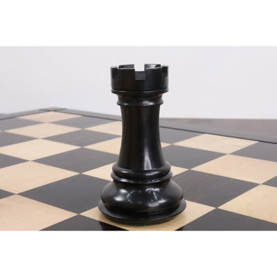 Slightly Imperfect 6.3" Jumbo Pro Staunton Luxury Chess Set - Chess Pieces Only - Ebony Wood -Triple Weight