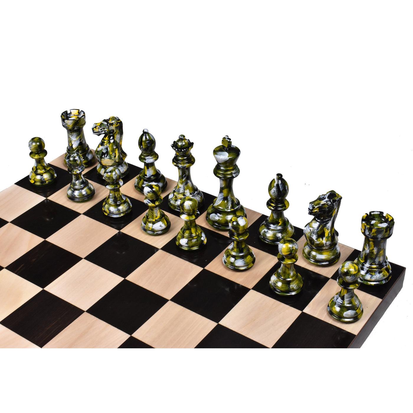 Dance of Colours Series Staunton Chess Pieces only set 