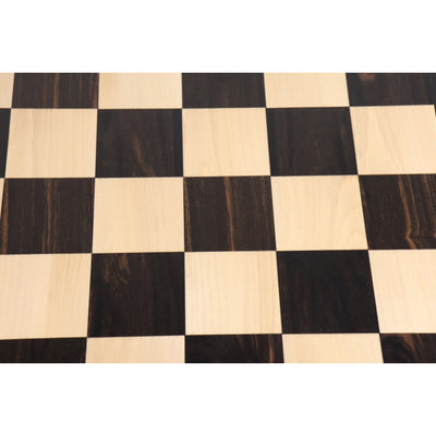 Slightly Imperfect 21" Ebony & Maple Wood Luxury Chess board 