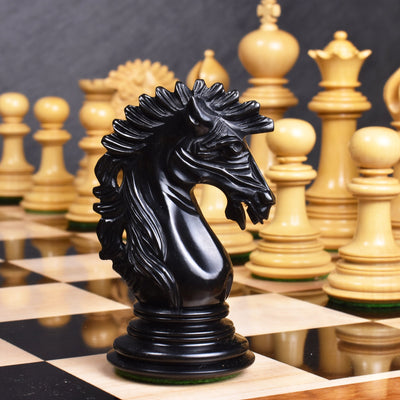 Mogul Staunton Luxury Chess Pieces in Ebony Wood