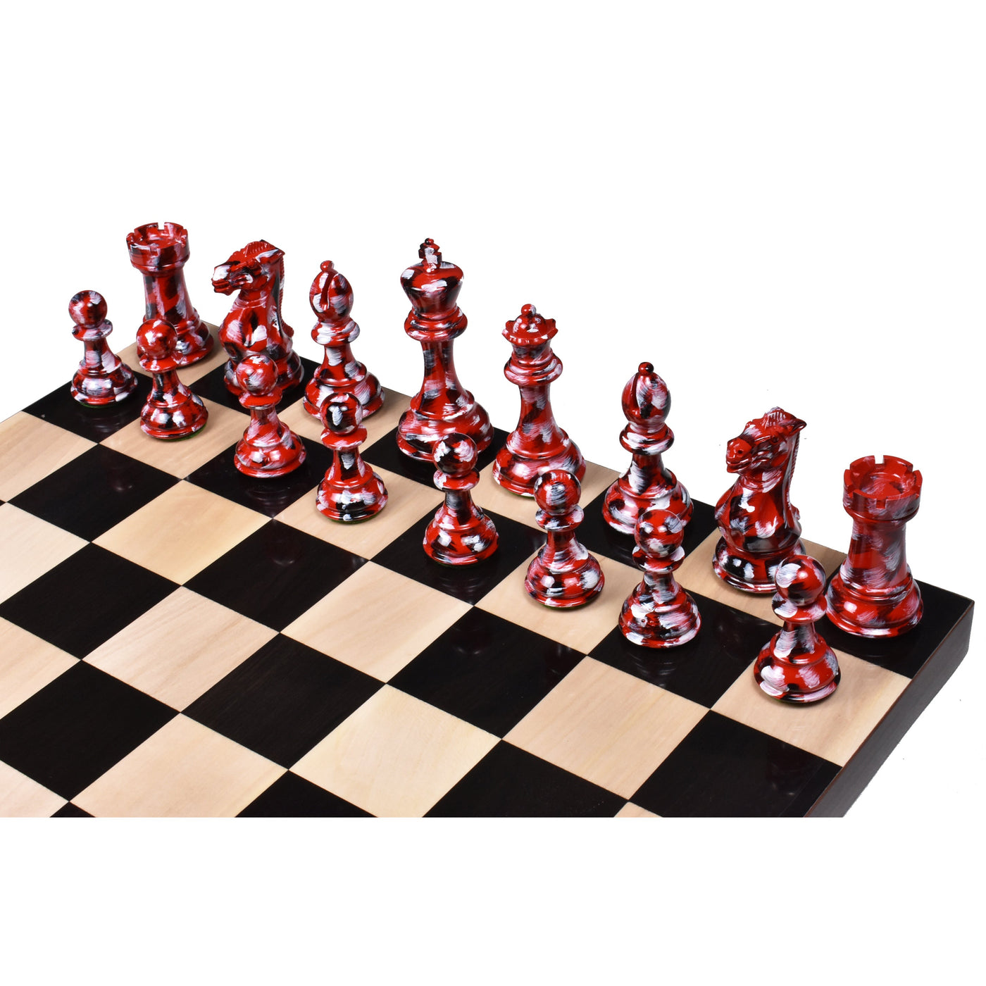 Dance of Colours Series Staunton Chess Pieces only set 