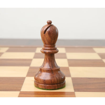 3.8" Reykjavik Series Staunton Wooden Chess Set - Chess Pieces Only - Weighted Sheesham Wood