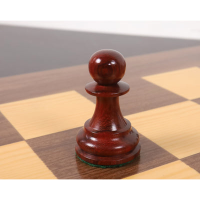 Slightly Imperfect 2021 Sinquefield Cup Reproduced Staunton Chess Set - Chess Pieces Only - Triple weighted Bud Rosewood