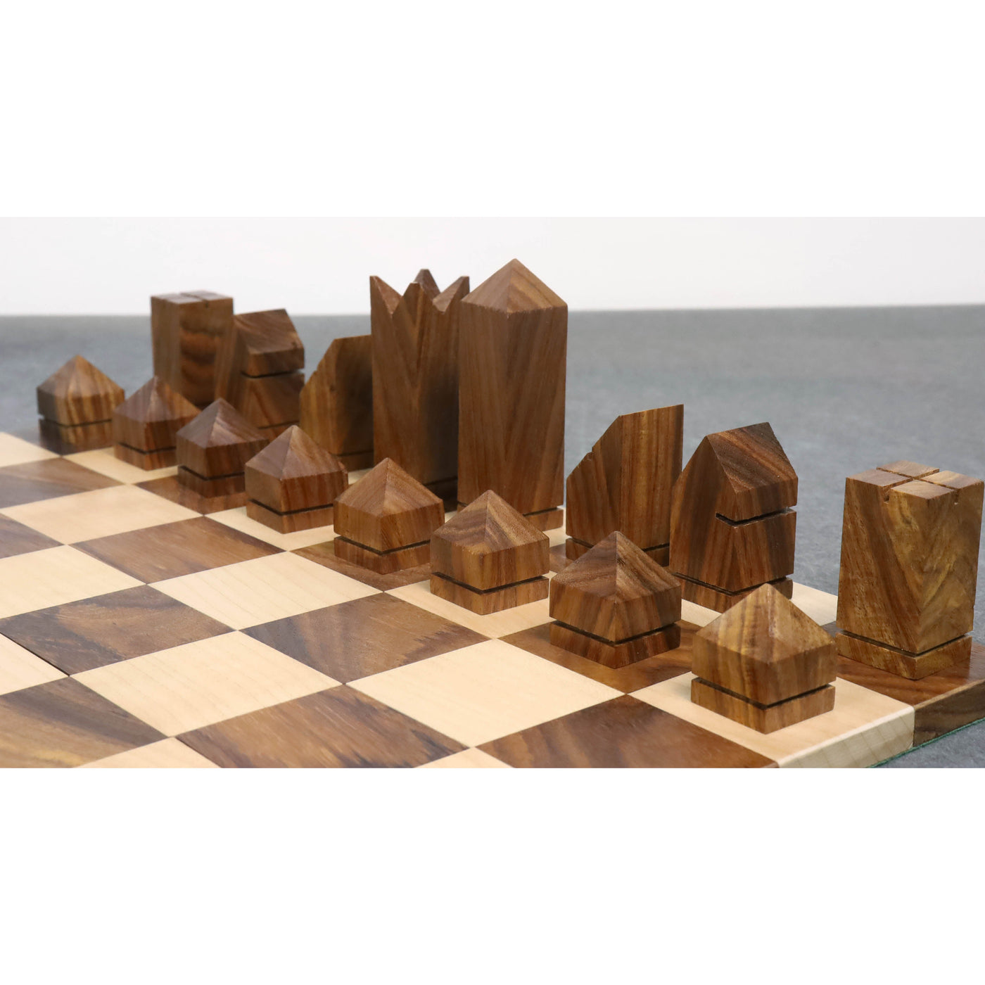 Pyramid Series Minimalist Chess Pieces Only