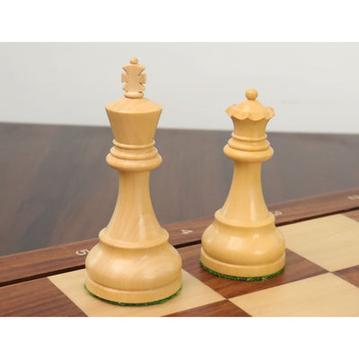 Slightly Imperfect 3.8" Reykjavik Series Staunton Wooden Chess Set - Chess Pieces Only - Weighted Sheesham Wood