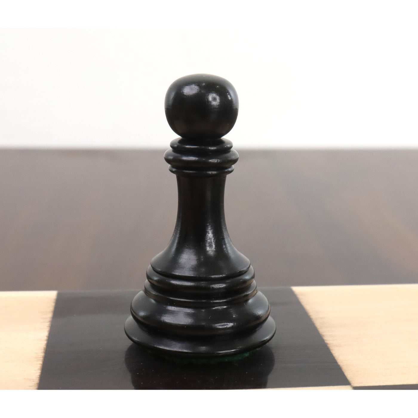 3.9" New Columbian Staunton Chess Set - Chess Pieces Only - Ebony Wood - Triple Weighted