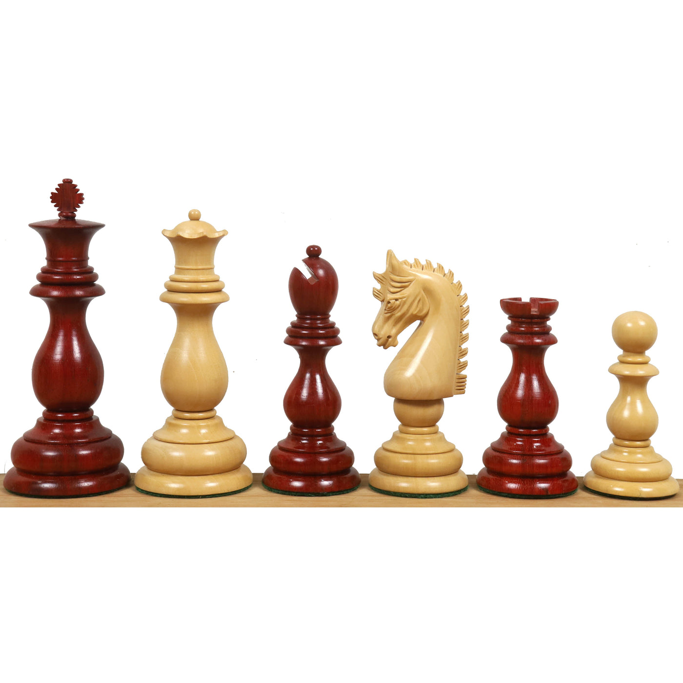 Slightly Imperfect 4.6" Medallion Luxury Staunton Chess Pieces Only Set