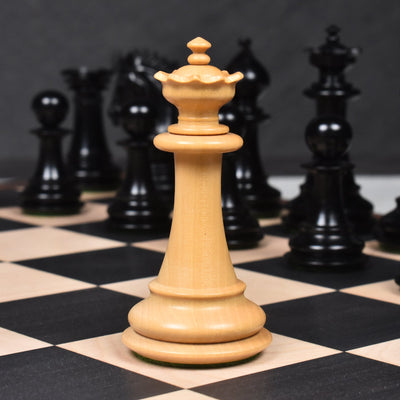 3.7" Emperor Series Staunton Chess Set - Chess Pieces Only- Double Weighted Rose Wood