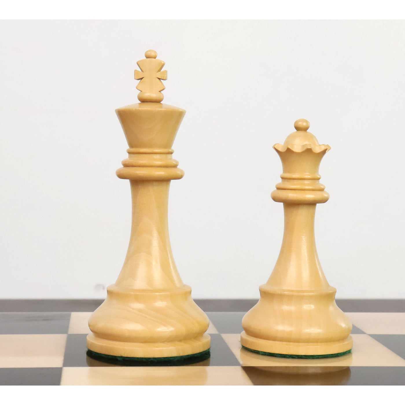 Slightly Imperfect 4.1" New Classic Staunton Wooden Chess Pieces Only Set-Weighted Ebonised Boxwood