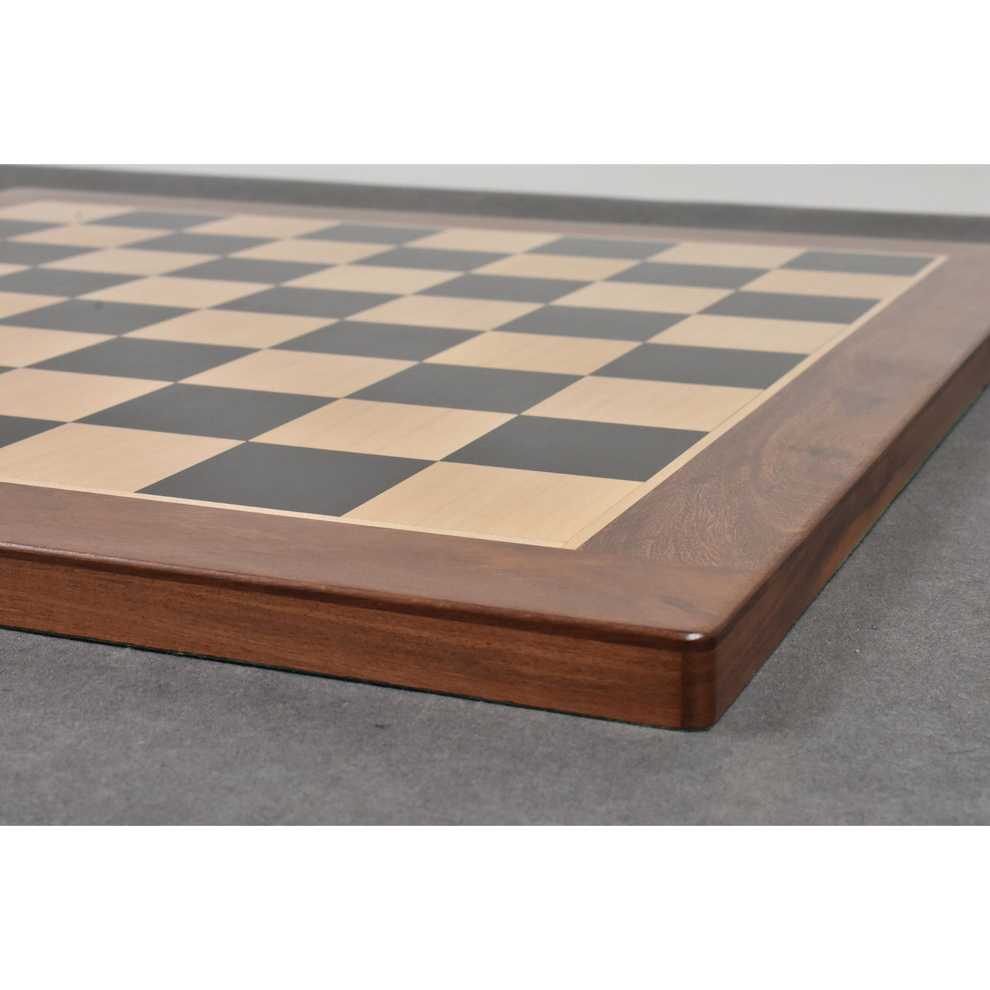 Combo of 4.6" Spartacus Luxury Staunton Chess Set - Pieces in Ebony Wood with 23" Large Ebony & Maple Wood Chessboard and Storage Box