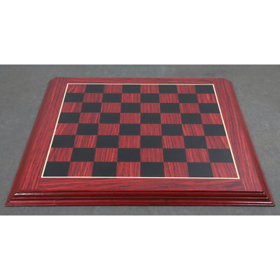 Wooden Printed Bud Rosewood & Ebony - Matt Finish -  Hand Carved Chess Pieces